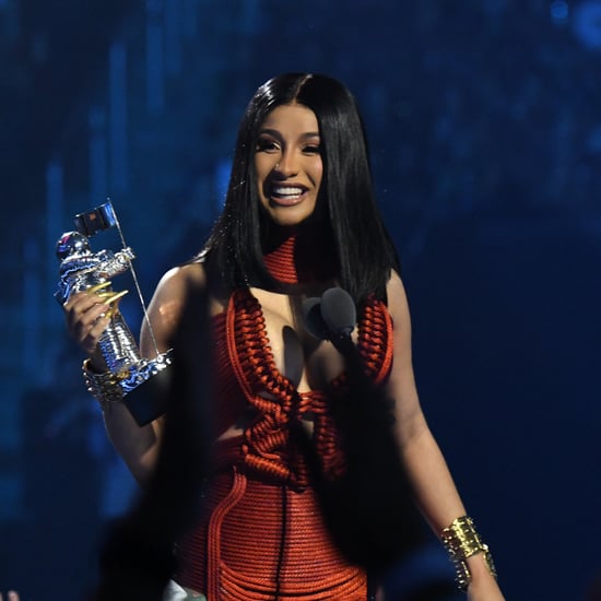 Cardi B's Extralong Gold Nails at the 2019 MTV VMAs