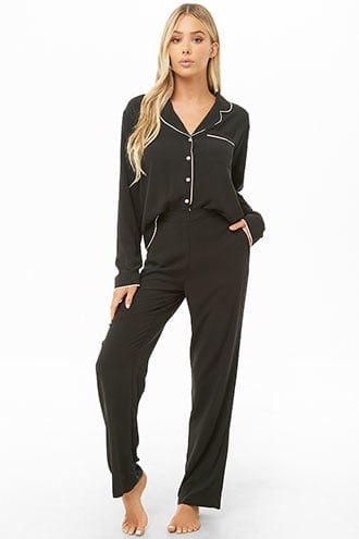 Contrast Trim PJ Set