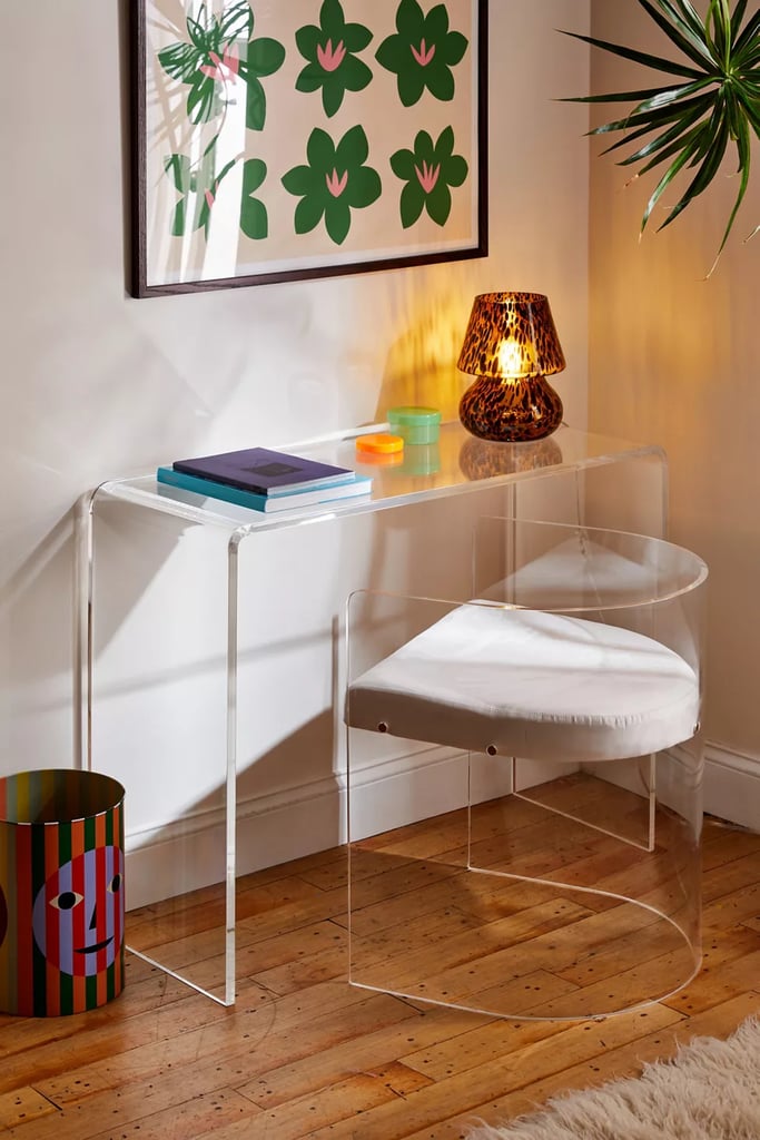 For the Office: A Curved Acrylic Desk