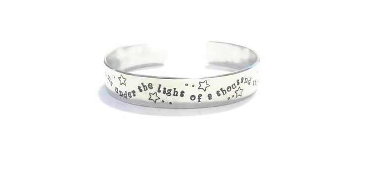 "Kiss Me Under the Light of a Thousand Stars" Bracelet