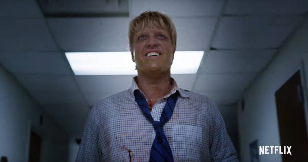 Jake Busey is playing a new character named Bruce in season three, and this is the only shot we get of him. Netflix has previously described him as "an amoral journalist working for the local newspaper," so we can assume he tussles with Nancy and Jonathan at some point.