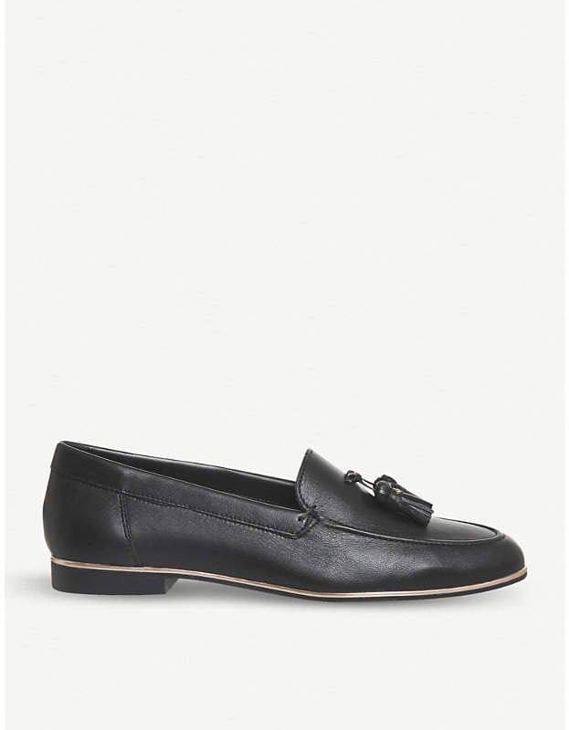 Office Retro Tassel Leather Loafers