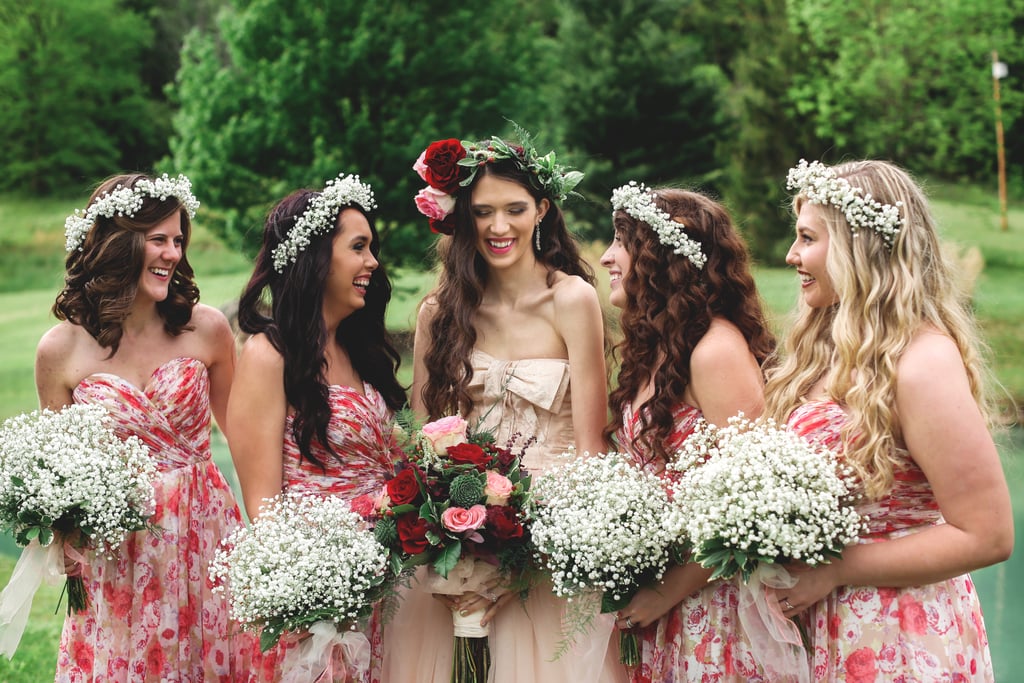 Woodsy Pink Bohemian Wedding