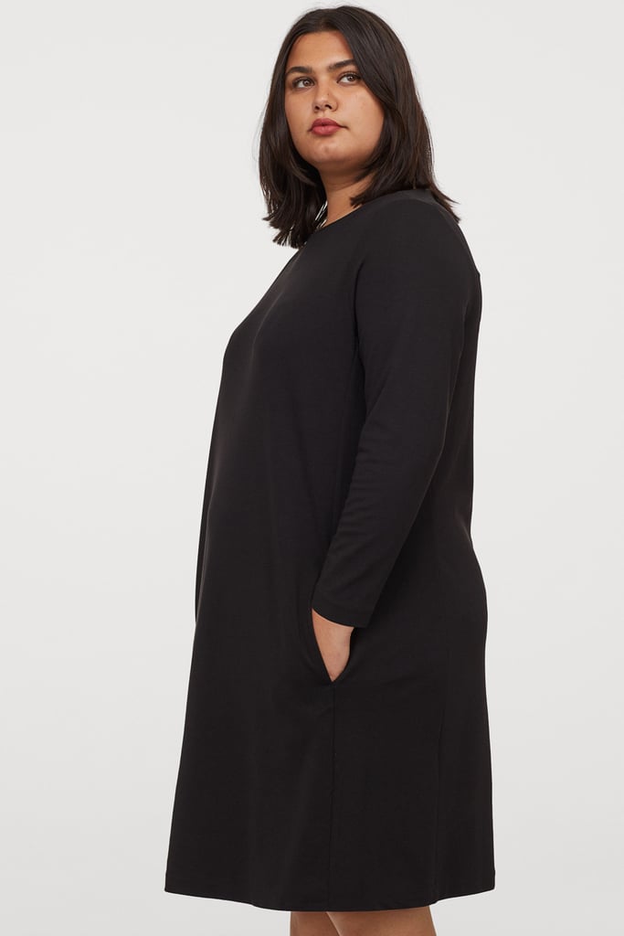 Boat-Neck Jersey Dress | Best New Fall Clothes From H&M 2020 | POPSUGAR ...