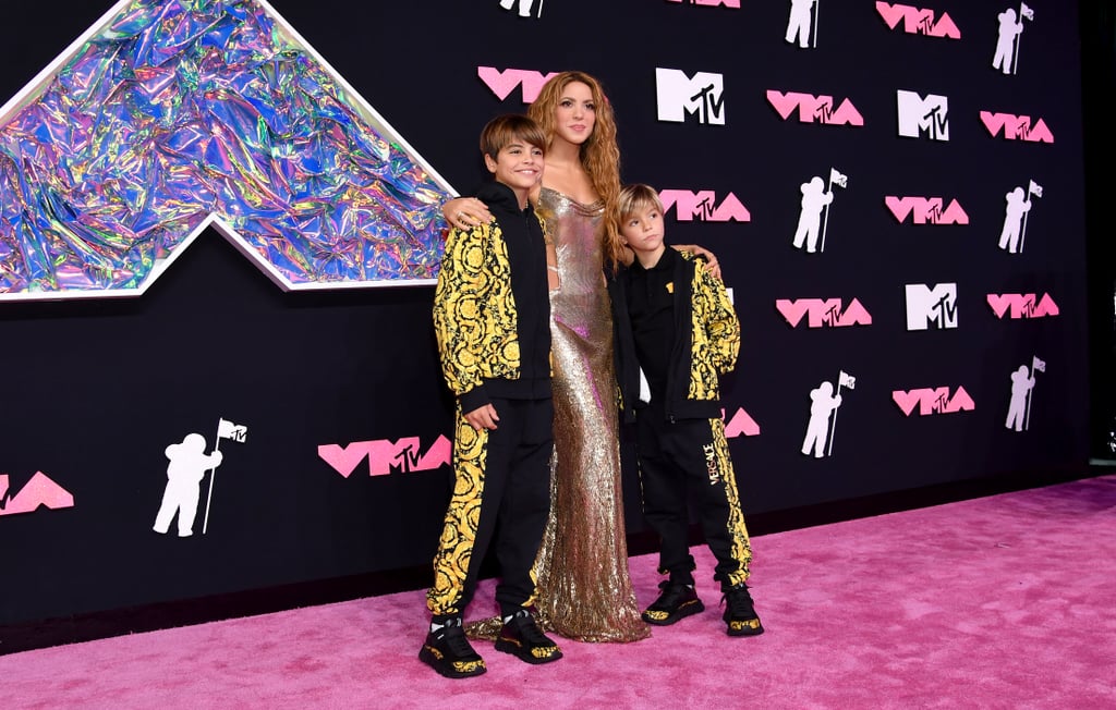 Shakira and Her Kids at the 2023 MTV VMAs