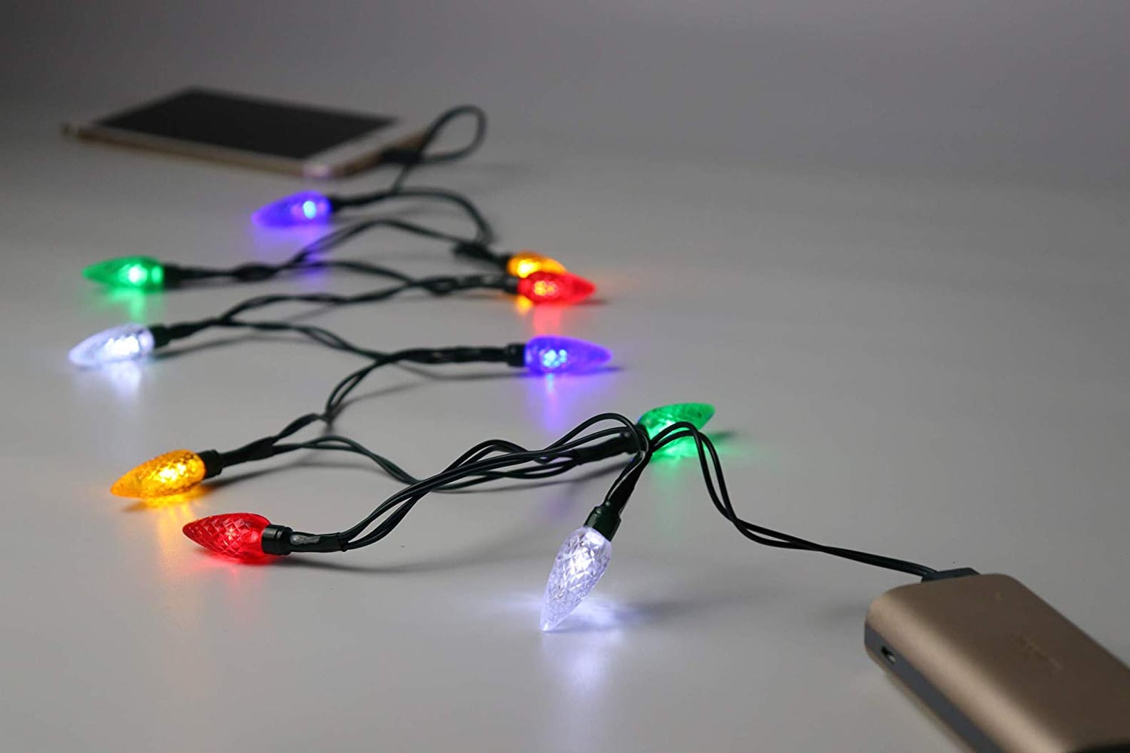 Christmas Lights Phone Charger POPSUGAR Family