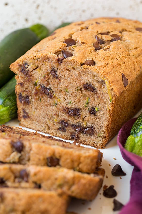 Zucchini Chocolate Chip Bread