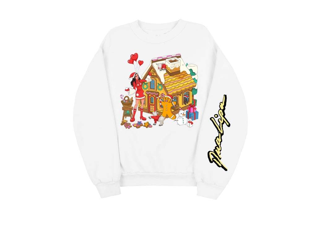 Dua Lipa Gingerbread House and Friends White Crewneck