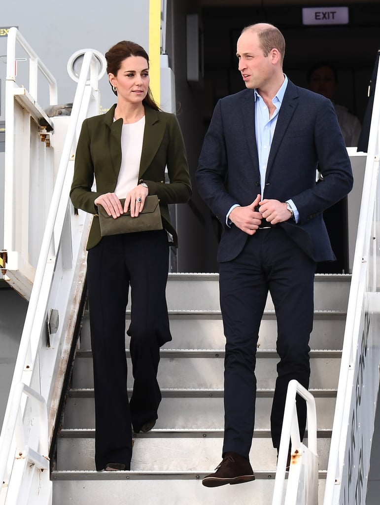 Kate Middleton Wearing a Smythe Duchess Wool Blazer