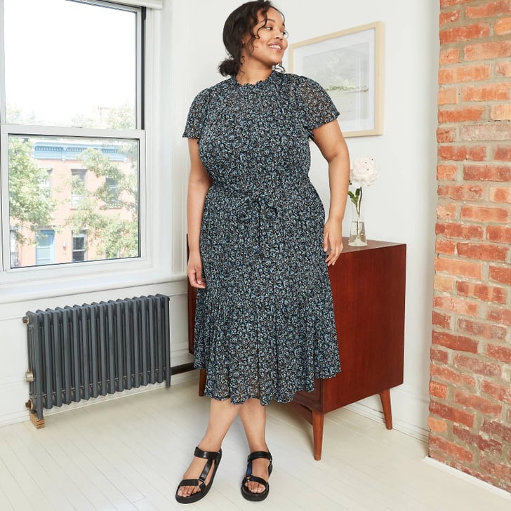 ava and viv flutter sleeve mesh