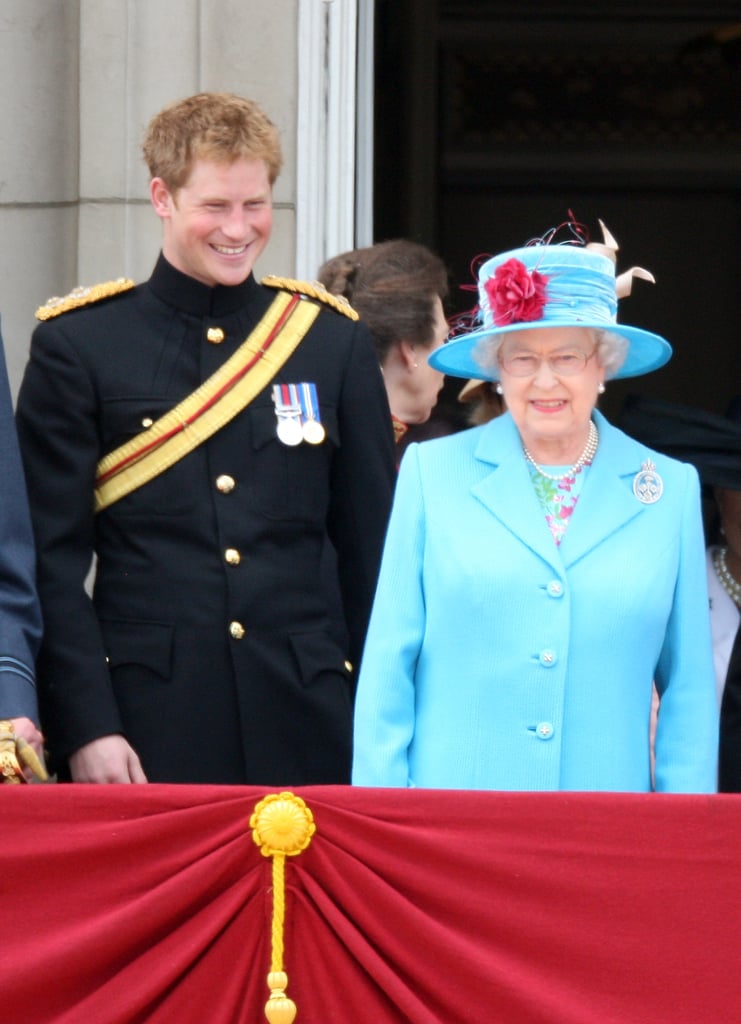 The pair then shared a laugh during Trooping the Colour in 2009.