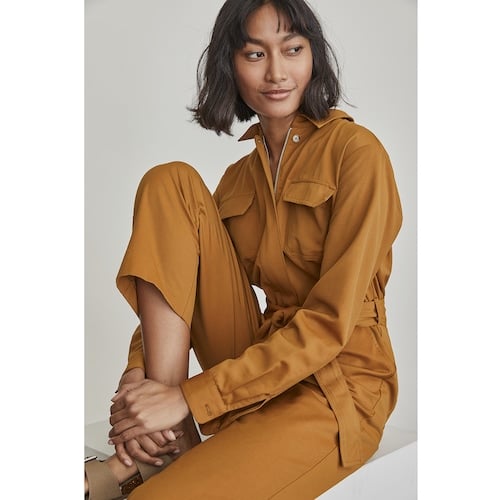 Elizabeth and James Utility Jumpsuit From Minimal to Feminine