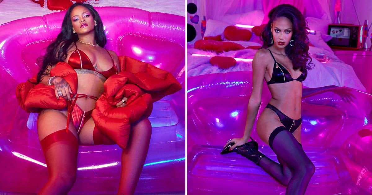 Rihanna oozes sex appeal in new daring lingerie campaign shoot for upcoming  Valentine's Day collection