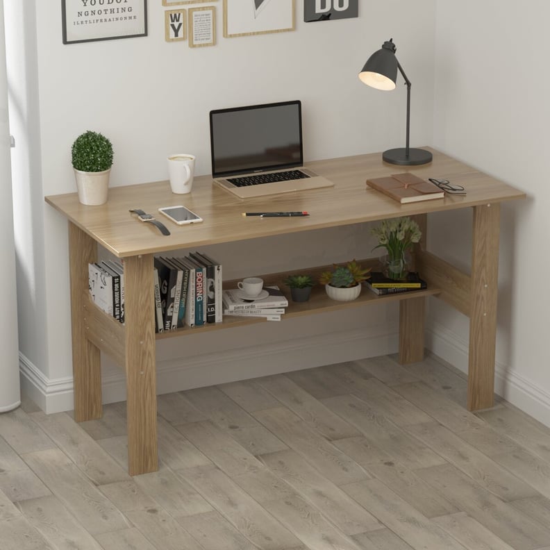 An Affordable Desk: Bustillos Design Wooden Office Desk