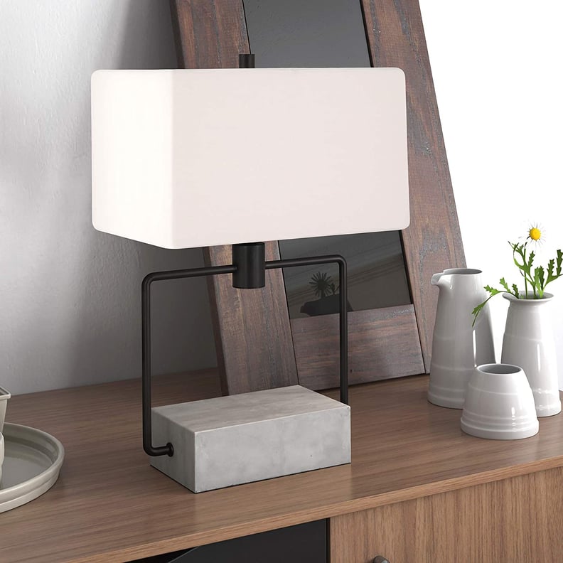 A Lamp: Henn&Hart Contemporary Modern Bedside Table