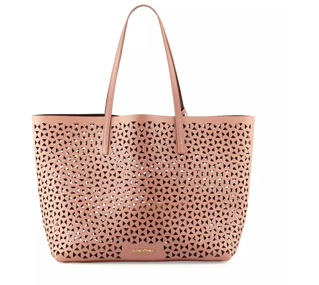 Elizabeth and James Daily Perforated Leather Tote Bag ($445)