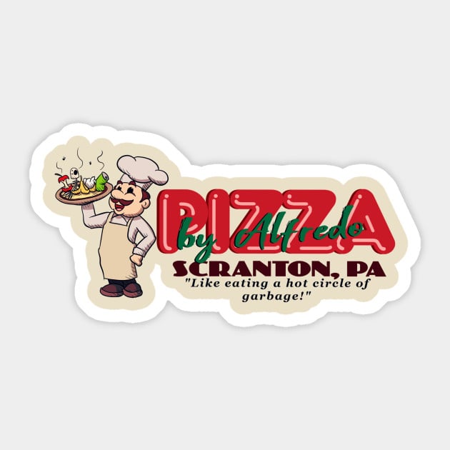 Pizza by Alfredo Sticker
