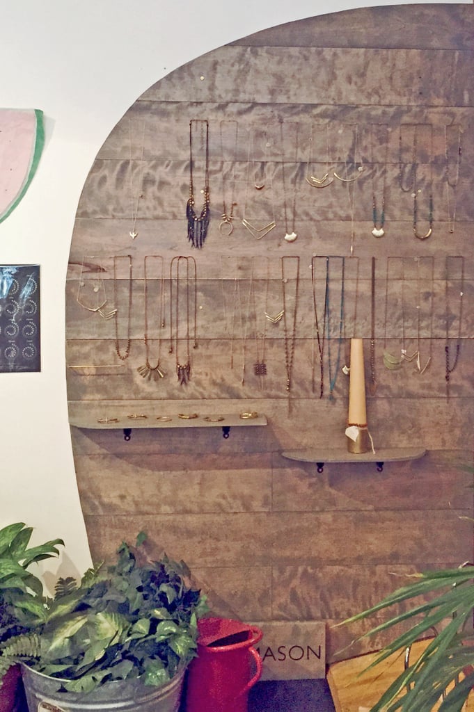 Wood Panels = Jewelry Display
