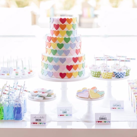 Rainbow-Heart Birthday Party