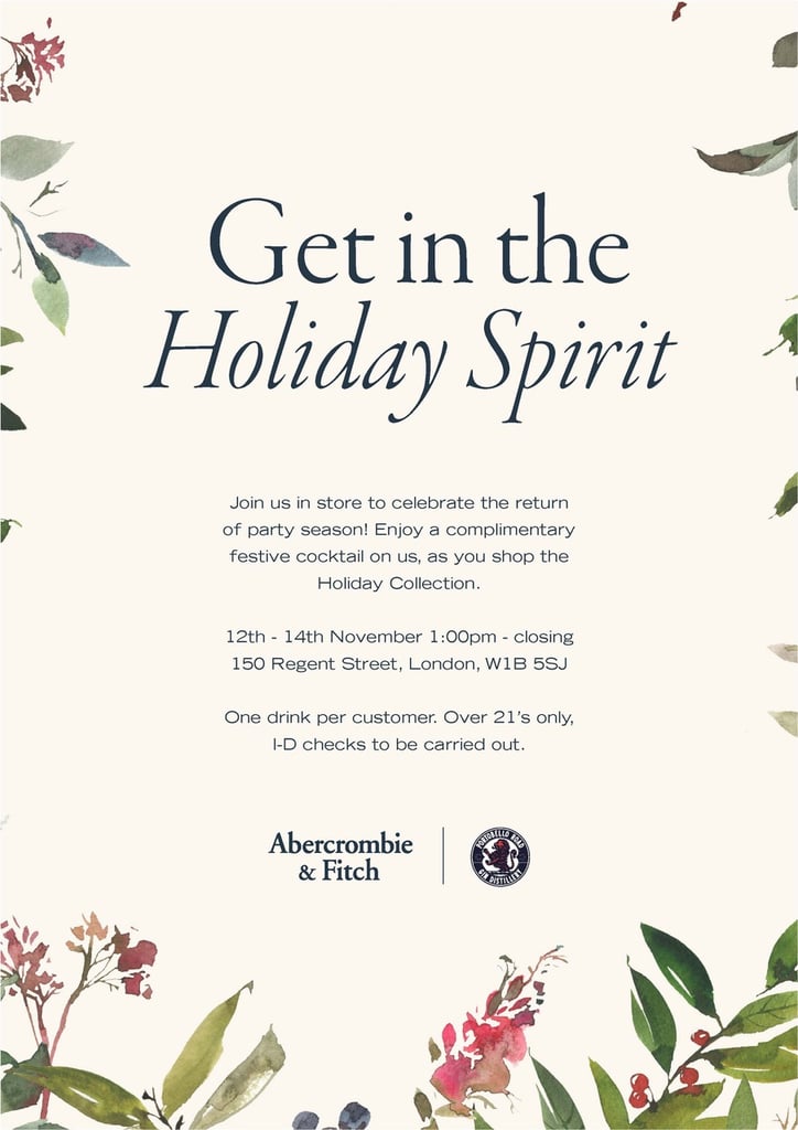 Abercrombie & Fitch's Holiday Pop-Up