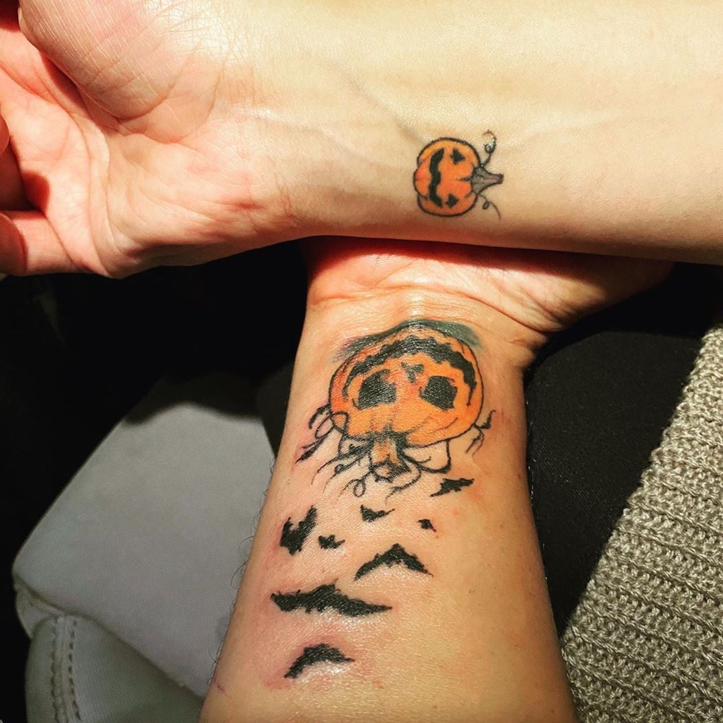 60 Pumpkin Tattoos For Men  Jack O Lantern Design Ideas  Pumpkin tattoo  Halloween tattoos Lantern tattoo