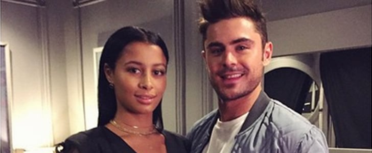Zac Efron and Sami Miro at the MTV Movie Awards 2015