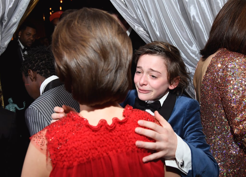 Noah Shed a Few Tears, Likely Because of Their Big SAG Awards Win