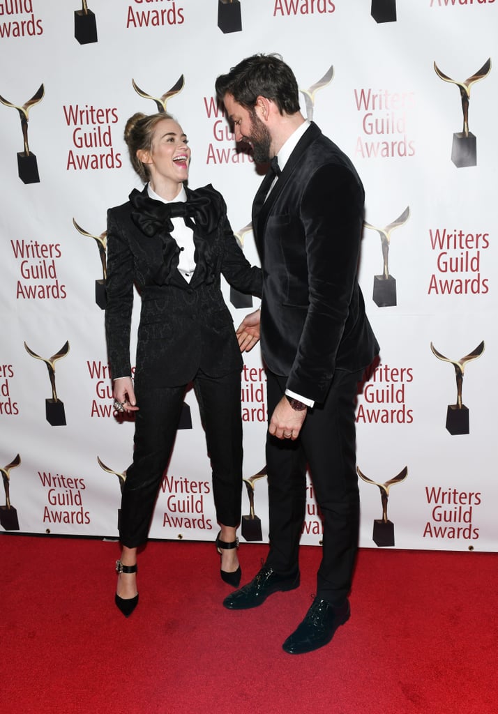 Emily Blunt and John Krasinski in Matching Tuxedos 2019