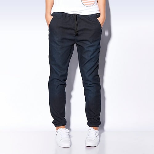 track pants that look like jeans