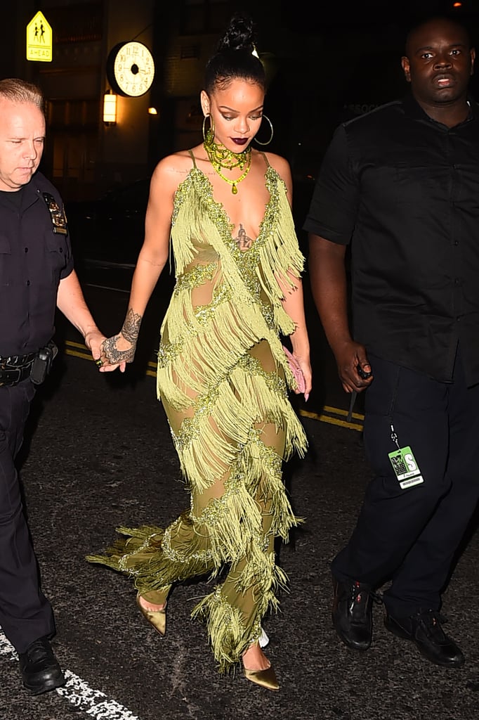 蕾哈娜在俱乐部在纽约,2016年