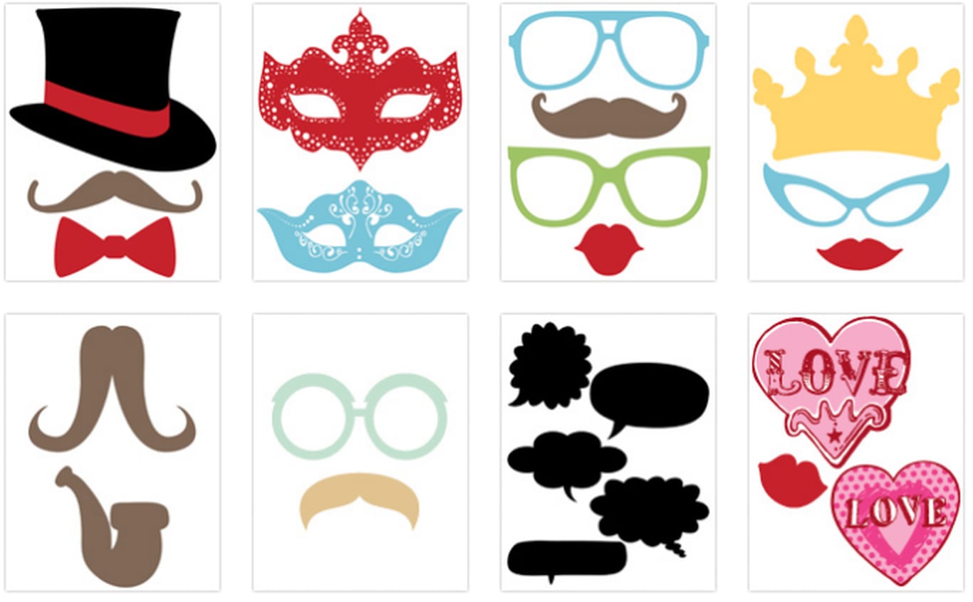 Free Wedding Photo-Booth Printables | PS Smart Living