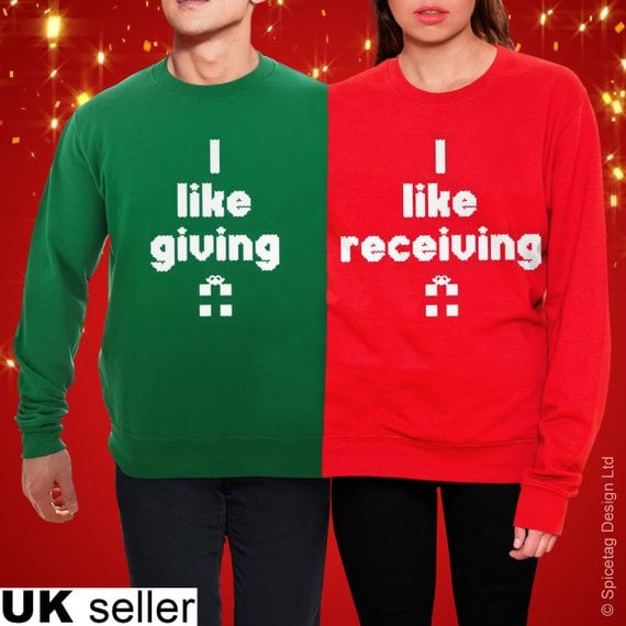 Giving and Receiving Christmas Jumper