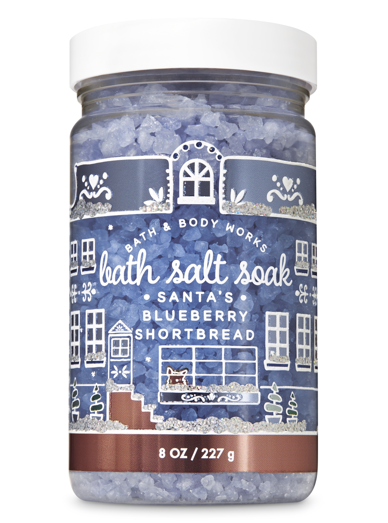 Santa's Blueberry Shortbread Bath Salt Soak