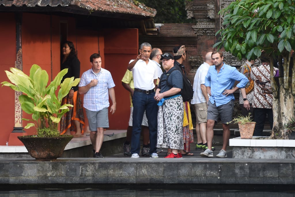 Barack Obama and His Family on Vacation in Bali June 2017