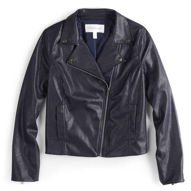 POPSUGAR Collection at Kohl's Crop Faux-Leather Moto Jacket