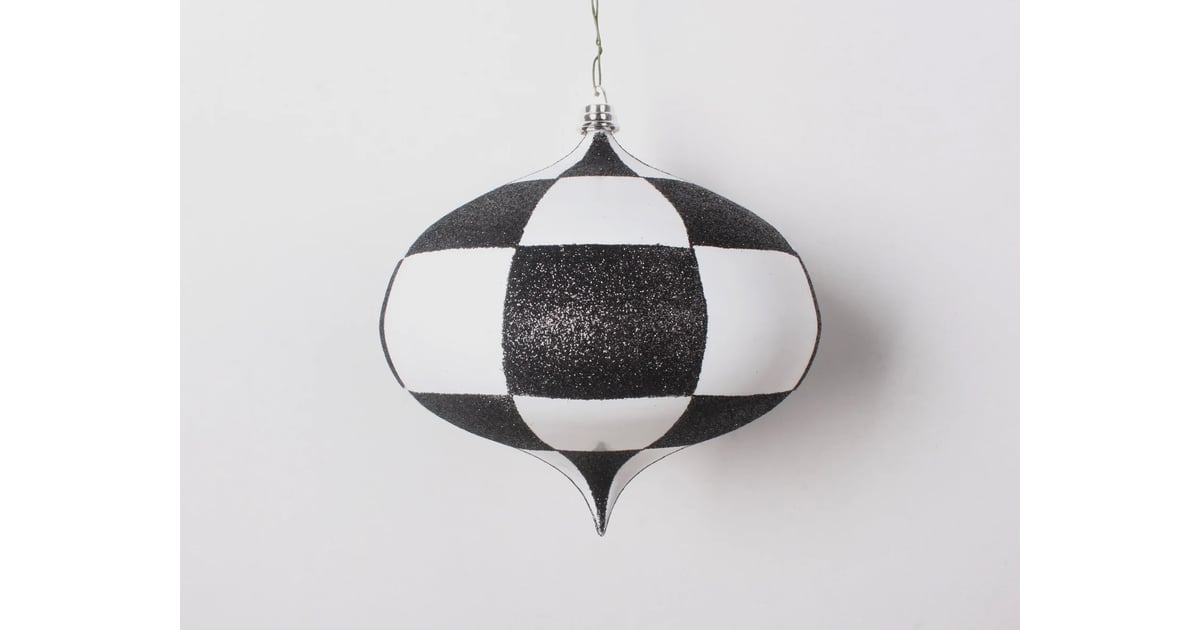 A Quirky Twist Black and White Kismet Ornament The Top Holiday