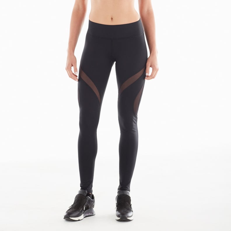 Women's Perforated Detail Workout Top Andamp; Leggings Set – Mia