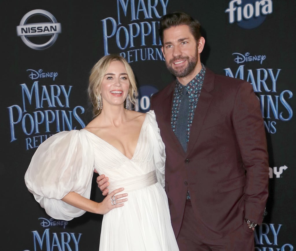 Emily Blunt and John Krasinski Mary Poppins Premiere Photos