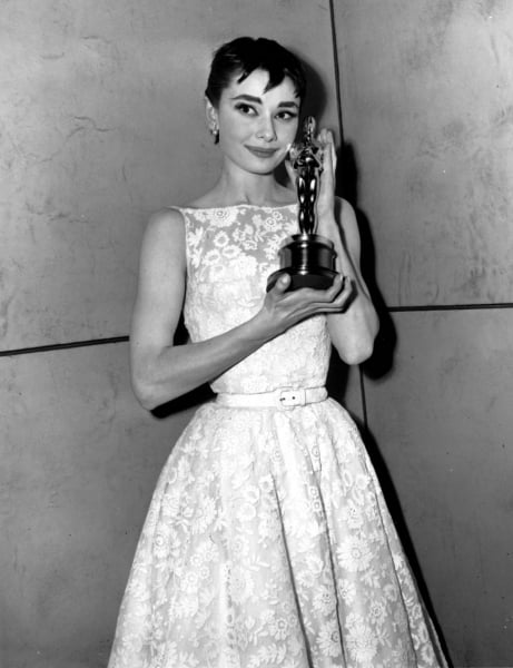 Audrey Hepburn at the 1954 Academy Awards