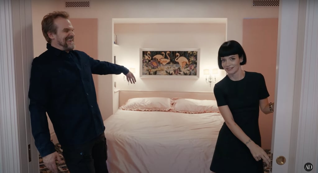 David Harbour and Lily Allen's Bedroom