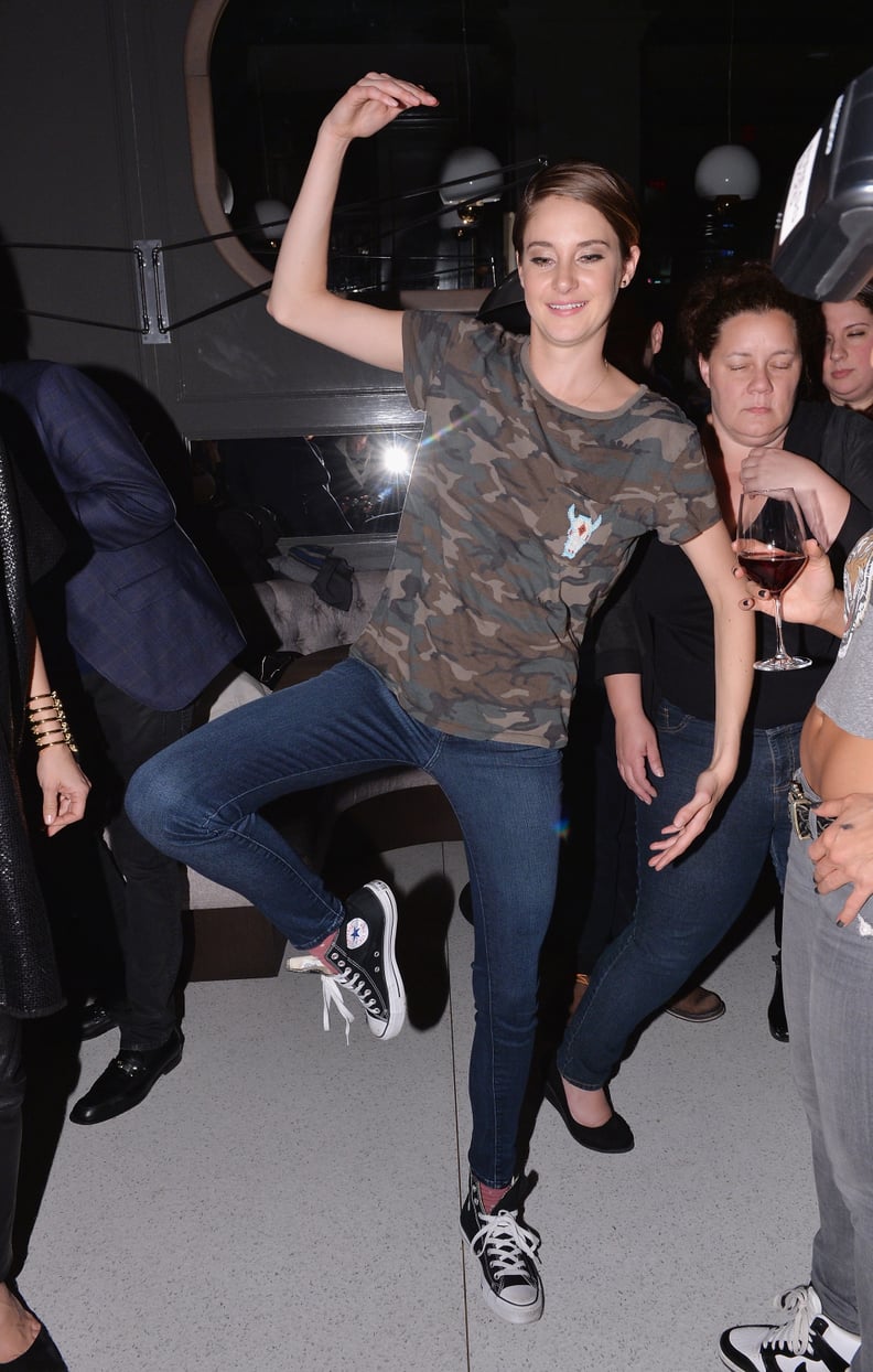 Shailene at the Marie Claire Divergent Afterparty