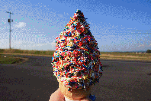 The bottom of your food pyramid is ice cream.