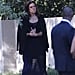 Mandy Moore Black Dress at Justin Hartley's Wedding