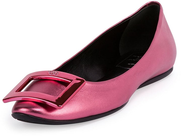 Roger Vivier Ballerina Buckle Flat ($595)