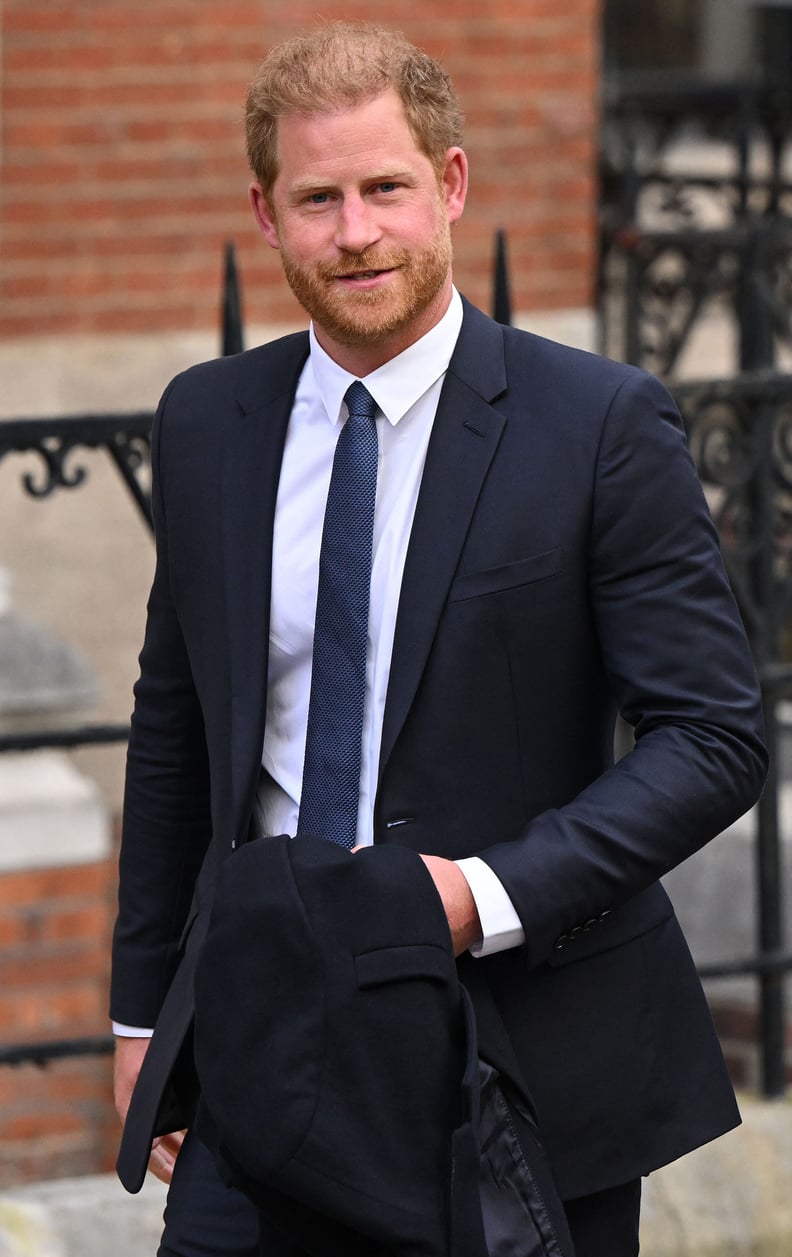 Prince Harry at High Court on March 27