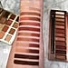 Tarte Toasted Palette and Naked Heat Swatched Side by Side