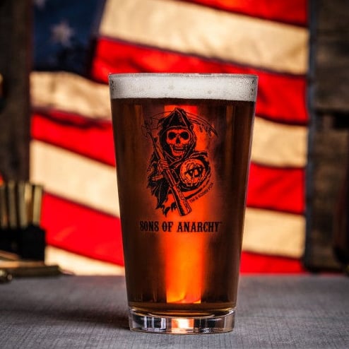 Sons of Anarchy Reaper Pint Glass ($10)