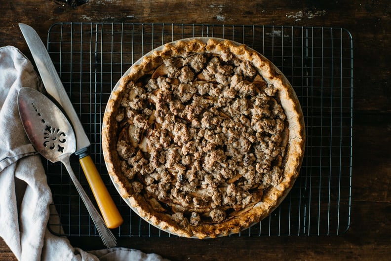Ginger Apple Crumble Pie