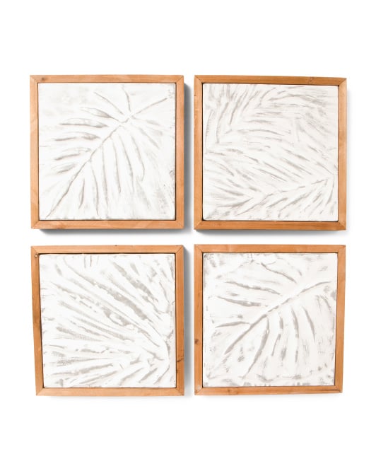 Set of 4 Palm Wall Prints Best Home Decor From TJ Maxx 2019