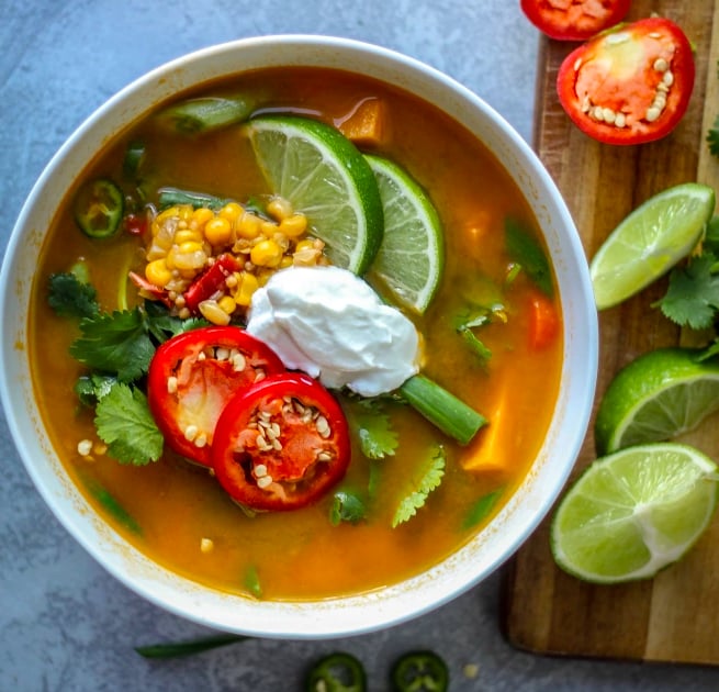 Vegetarian Soup Recipes: Haitian Pumpkin Soup Joumou